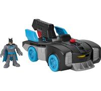 Fisher-Price Imaginext DC Super Friends Bat-Tech Batmobile, véhicule Transformable à Pousser avec Figurine Batman Lumineuse, Jouet pour Enfant dès 3 Ans, GWT24