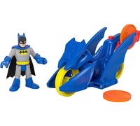 Fisher-Price Imaginext DC Super Friends Batcycle Batman et ailes bleues