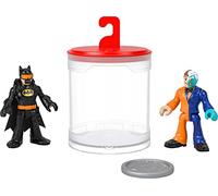 Fisher-Price Imaginext DC Super Friends Batman Jeu de figurines à changement de couleur Batman et deux faces pour enfants d'âge préscolaire à partir de 3 ans