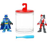 Fisher-Price Imaginext DC Super Friends Batman Toys, ensemble de figurines changeurs de couleur, Batman et Harley Quinn pour enfants d'âge préscolaire à partir de 3 ans
