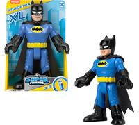 Fisher-Price Imaginext DC Super Friends Batman XL Figurine articulée pour jeu de simulation préscolaire à partir de 3 ans Noir et bleu 25,4 cm