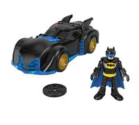 Fisher-Price Imaginext DC Super Friends Batmobile Vibrations et Rotation avec Figurine articulée pour développer l’Imagination des Enfants à partir de 3 Ans, HRP08