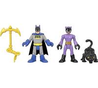 Imaginext DC Super Friends Figurines Batman & Catwoman, Jouet pour Enfant de 3 à 8 Ans, GWP59