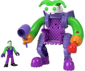 Fisher-Price Imaginext DC Super Friends Joker Robot Bataille Figurine avec lumières Lance projectiles Jouet + 3 Ans (Mattel HGX80)