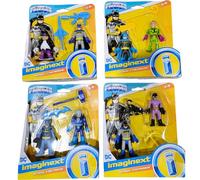 Fisher-Price Imaginext DC Super Friends M5645-96A4 Ensemble complet de 4 figurines avec Batman, Joker, Catwoman, Riddler et Mr. Freeze