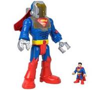Fisher-Price Imaginext DC Super Friends Superman Toy Insider & Exo Suit Robot JCT47 Multicolore G