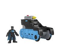 Fisher-Price Imaginext DC Super Friends Tank Bat-Tech, véhicule à Pousser avec Figurine Batman, Jouet pour Enfant de 3 à 8 Ans, GVW26 Multicolore