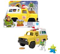 Fisher-Price Imaginext Disney Pixar-Camion Pizza Planet avec Buzz l'Éclair et Alien