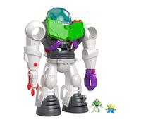 Imaginext Disney Pixar Toy Story 4, Coffret Robot Buzz l’Éclair avec Mini-Figurines Buzz et Allien incluses, Emballage fermé, Jouet pour Enfant, GLK18, Multicolour