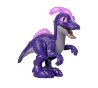 Fisher-Price Imaginext Jurassic World Deluxe Figurine Parasaurolophus XL (25,4 Cm) avec Mâchoire Articulée pour Mâcher des Feuilles, Effets Lumineux Et Sonores, Jouet Enfant, Dès 3 Ans, HML43