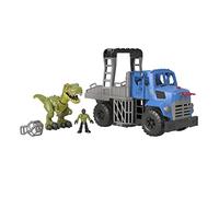 Fisher-Price Imaginext Le Camion de Capture Jurassic World, Coffret véhicule avec Figurine Dinosaure en furie et Accessoire, à Collectionner, Jouet Enfant, De 3 à 8 Ans, GVV50