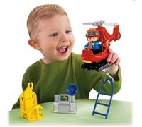 Fisher Price - Jeux de Construction - Little People - Vehicules Imagination : Helicoptere