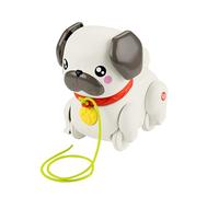 Fisher-Price - Jouet à tirer Mon Carlin à Promener HTW94 - mouvements et sons, dès 12 mois