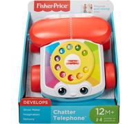 Fisher-Price Jouet À Tirer Pour Tout-Petit Téléphone À Bavarder