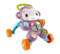 Fisher-Price Jouet d’éveil Mon Trotteur Singe Violet avec Musique, lumières et activités à partir de 6 Mois, JGW90