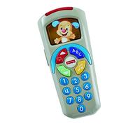 Fisher-Price Jouet D’Éveil Musical La Télécommande De Puppy Rires & Éveil, Stimulation Vue, Ouïe Et Motricité Fine, Jouet Enfant, A Partir De 6 Mois, Version: Italien, DLD33