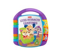 Fisher-Price - Livre Interactif Comptines - Livre bébé - 6 mois et + CDH39