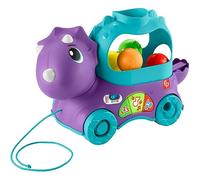 Fisher-Price Jouet D’Éveil Tricératops Lance-Balles Avec Effets Sonores Et Lumineux, 3 Niveaux D’Apprentissage Éveil Progressif, Jouet Enfant, Dès 12 Mois, Version: Allemande, HNR54