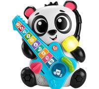 Fisher-Price Jouet d'apprentissage pour bébé Link Squad Jam & Count Panda avec musique et lumières à partir de 9 mois, version anglaise britannique, compatible uniquement avec les articles Link Squad