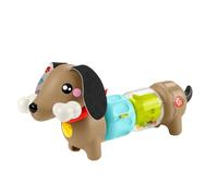 Fisher-Price® Jouet de motricité fine Chiot Sensoriel à Faire Cliquer et Tourner pour les bébés à partir de 6 mois, HTW91