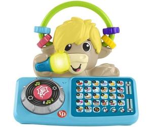 Fisher-Price Jouet d'éveil interactif Sync Squad Mon DJ Martin, le Yack