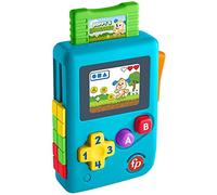 Fisher-Price Jouet éducatif Ma Première Console de Jeu Rires et Éveil avec Musique et lumières pour Nouveau-nés et bébés à partir de 6 Mois, Version: UK-Anglais , HBC89