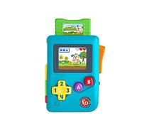 Fisher-Price Jouet éducatif Ma Première Console de Jeu Rires et Éveil avec Musique et lumières pour Nouveau-nés et bébés à partir de 6 Mois, Version: UK-Anglais , HBC89