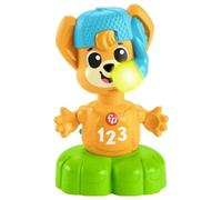 Fisher-Price Jouet éducatif pour bébés et Tout-Petits, Beat Bande Spring & Sing Fuchs Bruno avec Sons et lumières pour Enfants à partir de 9 Mois, édition Allemande, HYL29