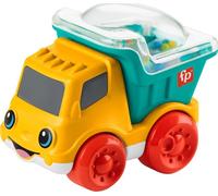Fisher-Price Jouet pour bébé Poppity Pop Dump Truck à pousser avec activités motrices fines pour les nourrissons à partir de 6 mois