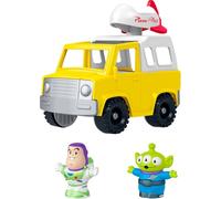 Fisher-Price - Jouet pour enfant Disney et Pixar Toy Story Pizza Planet Truck avec Buzz l'Éclair et figurines extraterrestres pour les enfants à partir de 18 mois