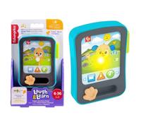 Fisher-Price Jouet Tablette Musicale et Lumière pour Bébé à partir de 6 Mois avec Prise en Charge Plusieurs Langues JGX02