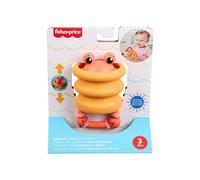 Fisher-Price Jouets pour bébé Hochets Squishseas en Silicone, activités sensorielles pour Les Nourrissons à partir de 3 Mois, Tous Vendus séparément, JHB54