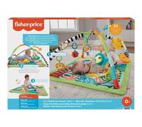 Fisher-Price – Tapis de jeu 3-en-1 HJW08 – Jungle, 6 jouets lumineux/sonores, arche ajustable
