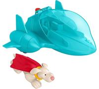 Fisher-Price Krypto Super Chien, Coffret Super Coup de Patte, Figurine du Chien de Superman avec Fonction spéciale et Accessoires, Jouet Enfant, Dès 3 Ans, HGL12