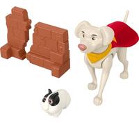 Fisher-Price Krypto Super Chien, Coffret Super Coup de Patte, Figurine du Chien de Superman avec Fonction spéciale et Accessoires, Jouet Enfant, Dès 3 Ans, HGL12