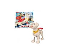 Fisher-Price Krypto Super Chien Grande Figurine Krypto à la Rescousse (35,5 cm), Jouet Transformable avec Sons et Mouvement motorisé, Jouet Enfant, Dès 3 Ans, HJF35