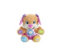Fisher-Price la sœur de Puppy Eveil Progressif Jouet bébé, Peluche Interactive, Plus de 50 chansons et 3 Niveaux 6 Mois et Plus, Version: Polonais, FPP63