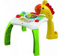 Fisher-Price Table d'activités Animaux Rigolos CCP66 – 2 façons (assis ou debout) – 6 mois+