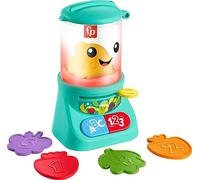 Fisher-Price Laugh & Learn - Jouet de comptage et de couleurs pour bébés et tout-petits - Mélangeur de smoothie avec musique et lumières pour enfants de 9 mois et plus