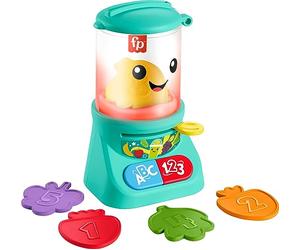 Fisher-Price Laugh & Learn - Jouet de comptage et de couleurs pour bébés et tout-petits - Mélangeur de smoothie avec musique et lumières pour enfants de 9 mois et plus
