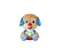 Fisher-Price - Le petit chien géant, grande peluche musicale Ridi et apprendre l'édition italienne avec lumières, sons, chansons, phrases et technologie Smart Stages, jouet pour enfants 18+ mois