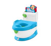 Fisher-Price Lernspaß Töpfchen mit musikalischem Kinderbuch mit realistischen Sounds und Melodien für den Spaß am Training