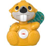 Fisher-Price Linkimals Boppin’ Beaver, Light-up Musical Activity Toy for Baby