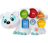 Fisher-Price Linkimals Puzzlin Shapes Polar Bear, Interactive Learning Toy Puzzle with Lights and Music for Toddlers Ages 18 Months and Older