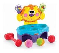 Fisher price - lion musical à balles multicolore