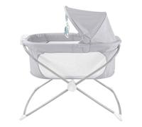 Fisher-Price lit Pliable et transportable avec Sons, Projection de lumières et Vibrations pour apaiser bébé, dès la Naissance, GWD36