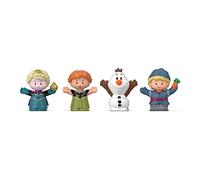 Fisher-Price Little People, 4 Figurines Disney La Reine des Neiges, Jouet pour Enfant, 18 Mois et Plus, GMJ13, Multicolore