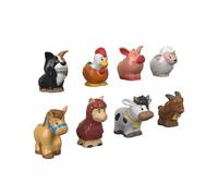 Fisher-Price Little People 8 Figurines des Animaux de la Ferme, Jouet Enfant 12 Mois et Plus, GFL21
