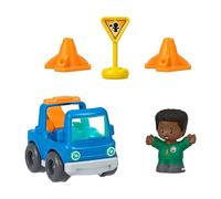 Fisher-Price Coffret Dépanneuse et Figurine Little People avec Figurine et véhicule de Secours, 5 éléments, Jeu de rôle, à partir de 1 an, JMT87