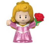 Fisher-Price Little People HJW75 Pièce de rechange pour figurine de princesse Aurore tenant une rose rouge